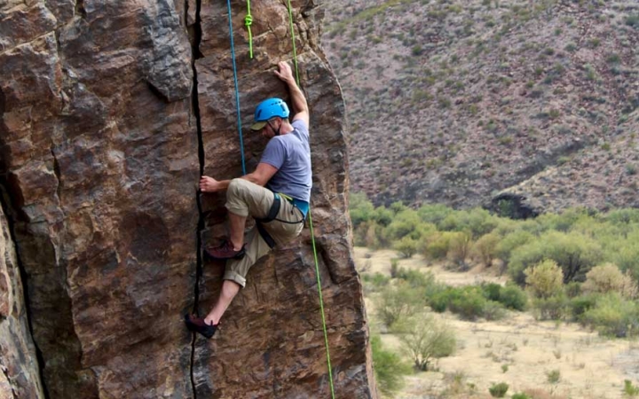 texas big bend rock climbing